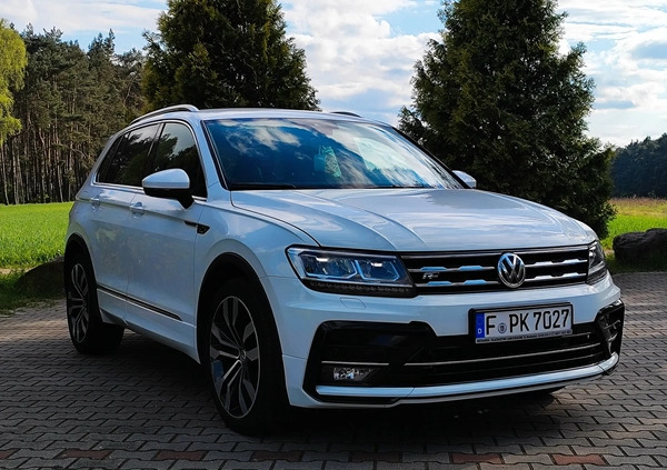 Volkswagen Tiguan cena 107900 przebieg: 118000, rok produkcji 2019 z Szczuczyn małe 191